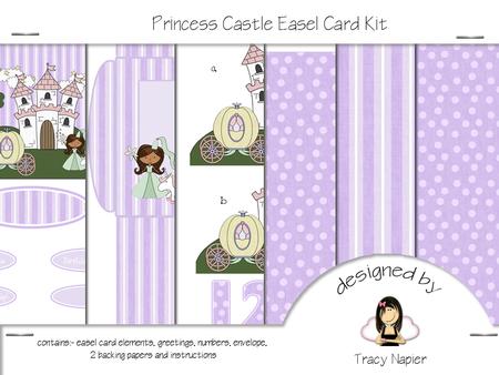Princess & Castle Easle Card Kit