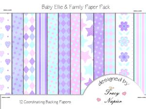 Baby Ellie and Family Paper Pack