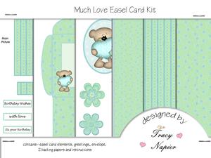 Much Love Easel Card Kit