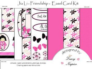 Jia Li Friendship Easel Card Kit