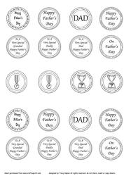 Fathers Day Greeting Stamps