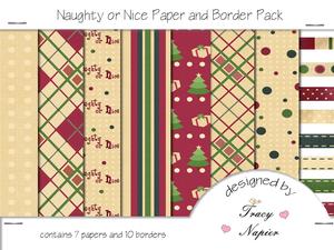 Naughty or Nice Papers and Borders