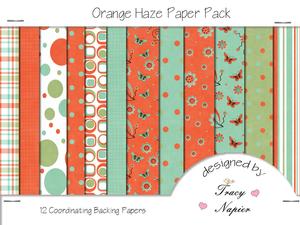 Orange Haze Paper Pack