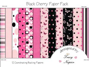 Black Cherry Paper Pack