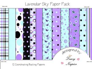 Lavendar Sky Paper Pack
