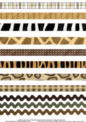 Jungle Fun Ribbons/borders
