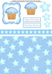 Cupcake Mini Set Blue