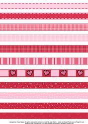 Tweet Valentine Ribbons and Borders