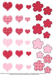 Tweet Valentine Embellishements