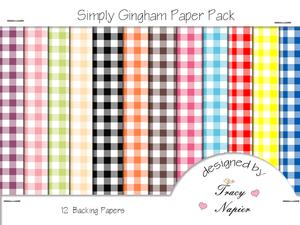 Simply Gingham Paper Pack