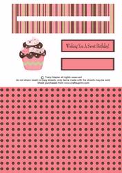 Cupcake Slider Card