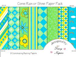 Come Rain or Shine Paper Pack