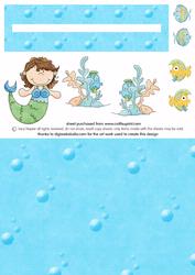 Little Mermaid Slider Card