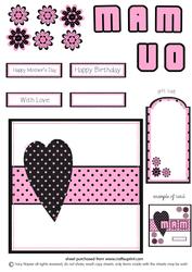 Hearts N Flowers Mothers Day Card