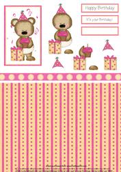 Birthday Bear Girl