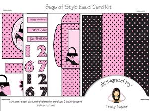 Bags of Style Easel Card