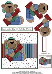 Birthday Bear - First Birthday