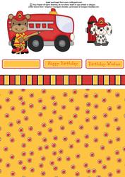 Fire Bear Card Making Set
