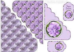 Lilac Petunia Pocket Stacker