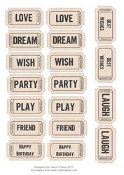 Tickets Beige