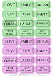 Pink & Mint Tickets