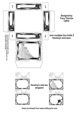 Satin-lace Mini Bar Box with Wrappers
