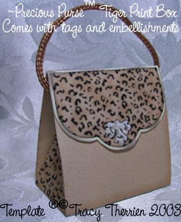 Precious Purse Tiger Print Kit
