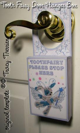 Blue Tooth Fairy Door Hanger Box
