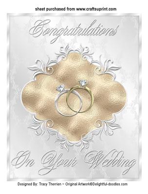 Here Come the Brides 2 Wedding Card