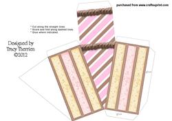 Pink Chocolate Cake Box