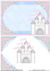 Princesses Cloud Castle Card