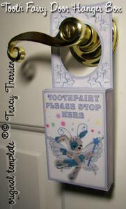 Blue Tooth Fairy Door Hanger Box