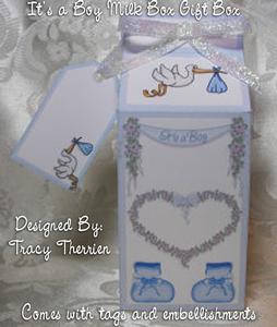 It's a Boy Milk Box Gift Box