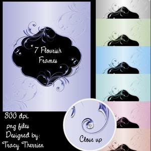 Elegant Flourish Frames