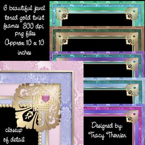 Gold Twist Two-toned Frames