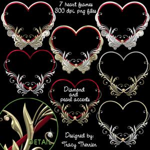 Heart Flourish Frames