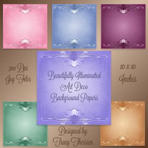 Art Deco Background Papers