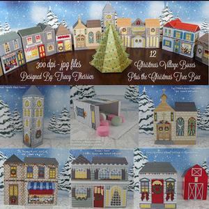 Christmas Village Treat Boxes
