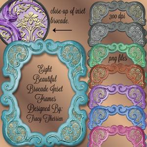 Brocade Inset Frames