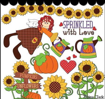 Sprinkled with Love 1 Clip Art
