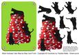 Black Cats on Suitcases Step by Step Decoupage Card Front