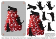 Black Cats on Suitcases Step by Step Decoupage Card Front