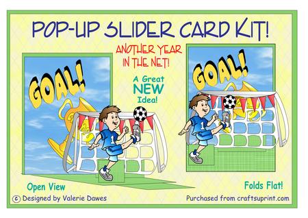 Pop Up Slider Kit - Footballer - Another Year in the Net!
