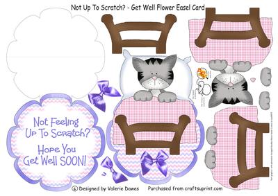 Not Up to Scratch? - Flower Easel Card or Topper
