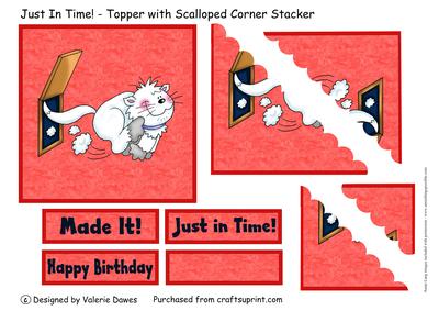 Just in Time! - Topper with Duo Quadro Corners