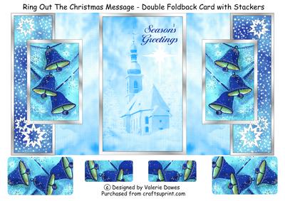 Ring Out the Christmas Message Double Foldback with Stackers