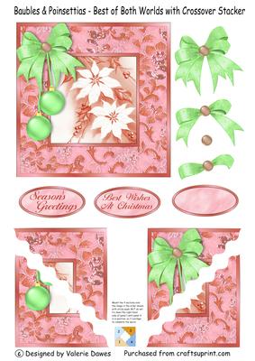 Baubles & Poinsettias - Both Worlds with Crossover Stacker