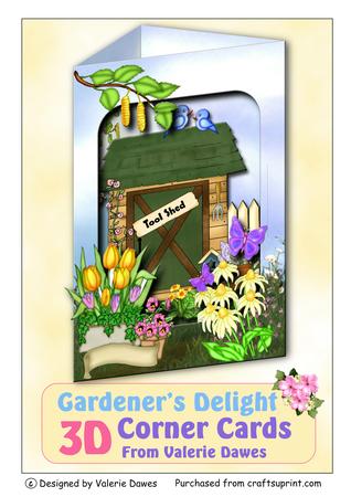 3D Corner Card Kit - Gardener's Delight