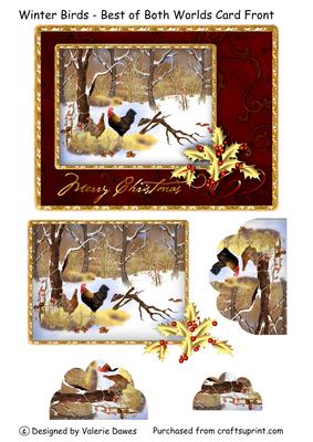Winter Birds - Best of Both Worlds Card Front