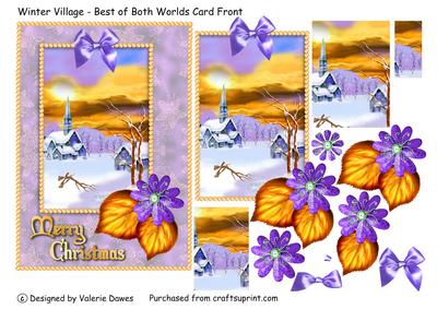 Winter Village - Best of Both Worlds Card Front